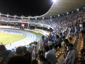 Foto do jogo Paysandu e Palmeiras. 